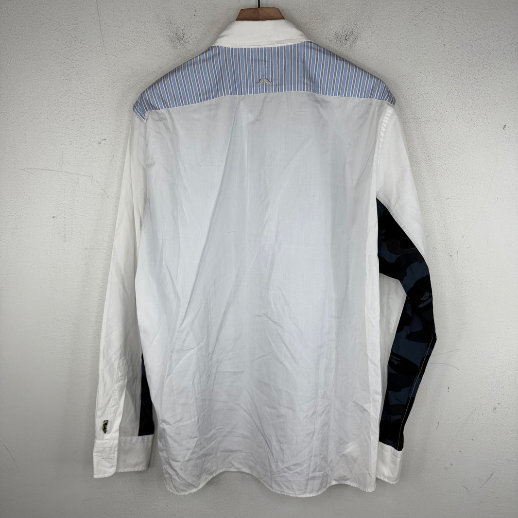 Bape Thomas Mason Patchwork L/S Shirt