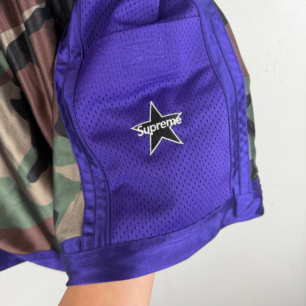 Supreme Camo/Purple Star Shorts