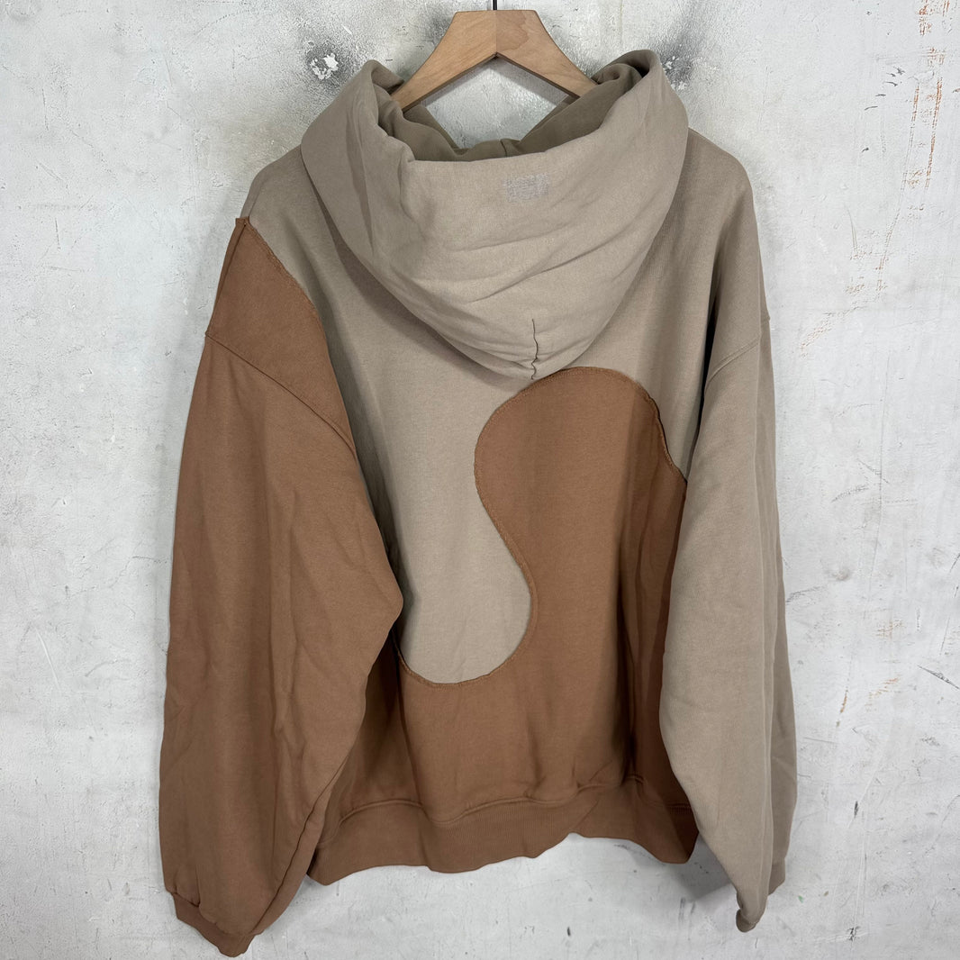ERL Beige Swirl Hoodie