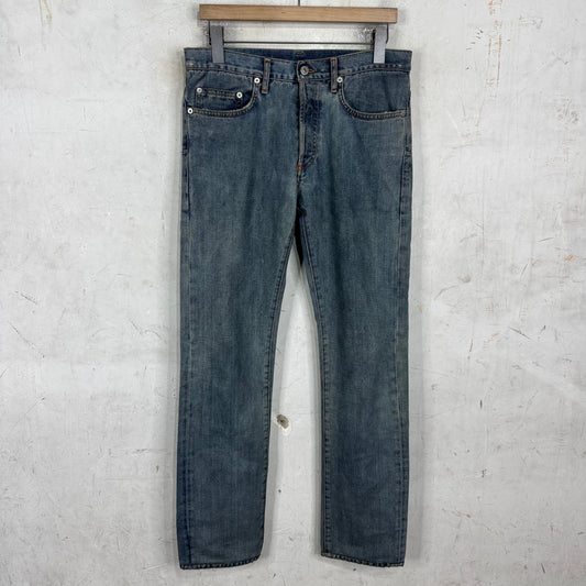 Dior SS08 Silver Waxed Jeans