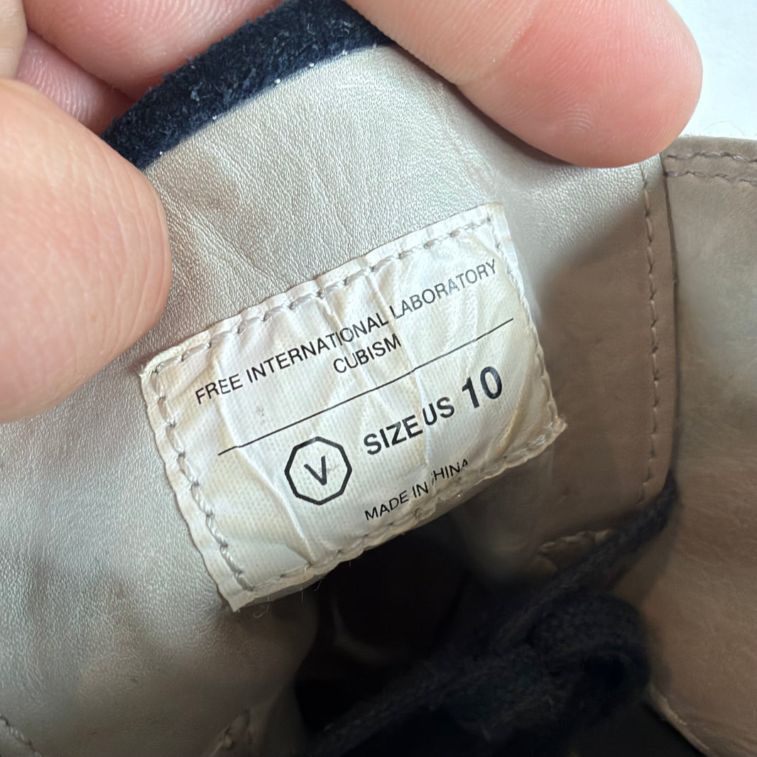 Visvim Striped Skagway High Top Sneakers