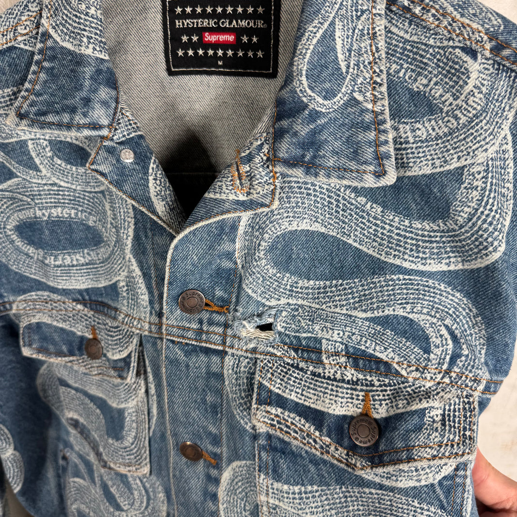 Supreme x Hysteric Glamour Snake Denim Jacket