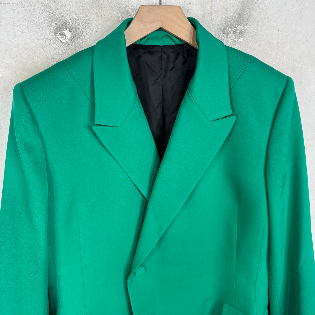 Balenciaga Green Blazer