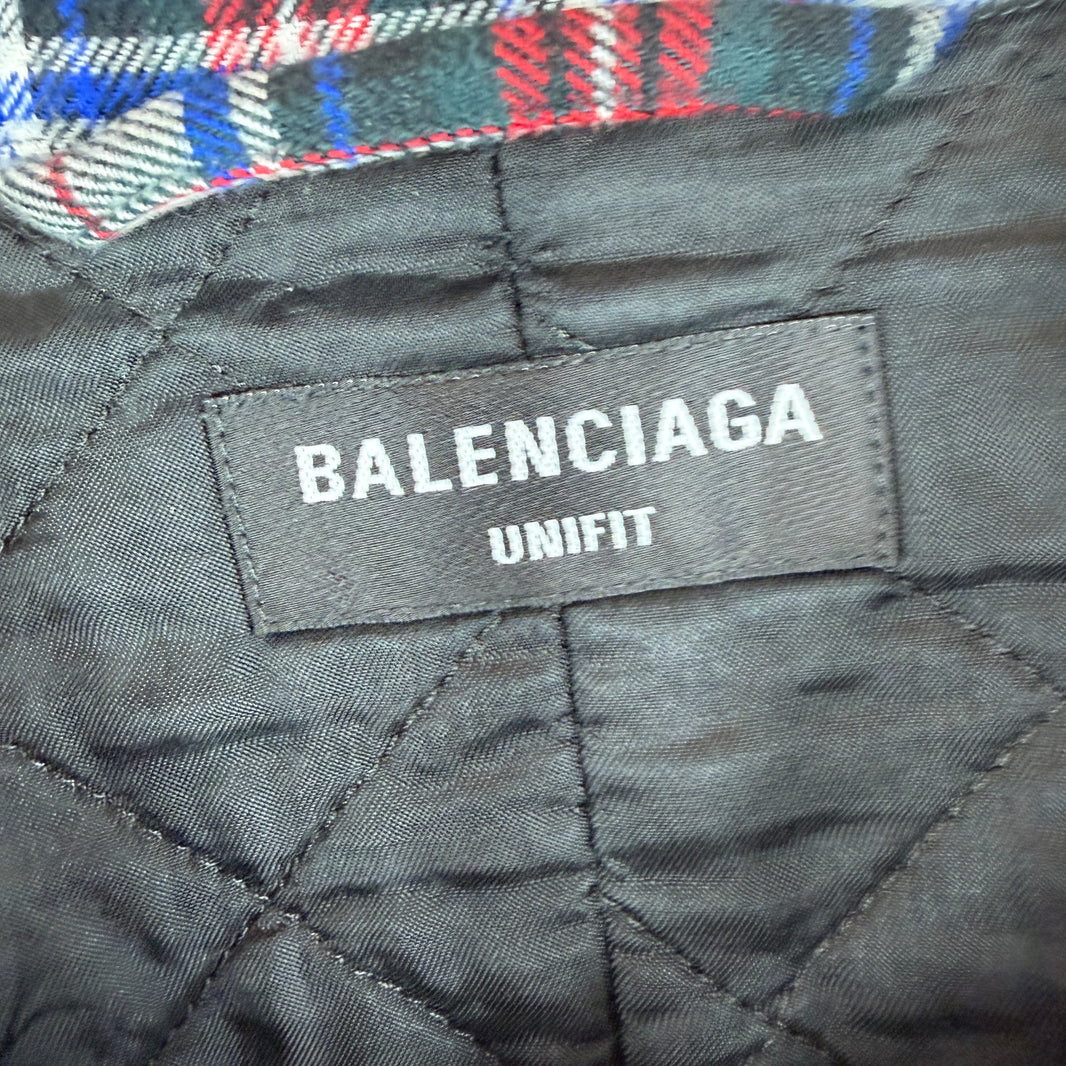 Balenciaga Sample Quilted Swing Flannel