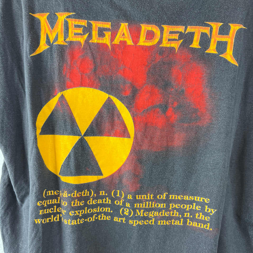 Vintage Megadeth Countdown To Extinction Cut Off T-Shirt