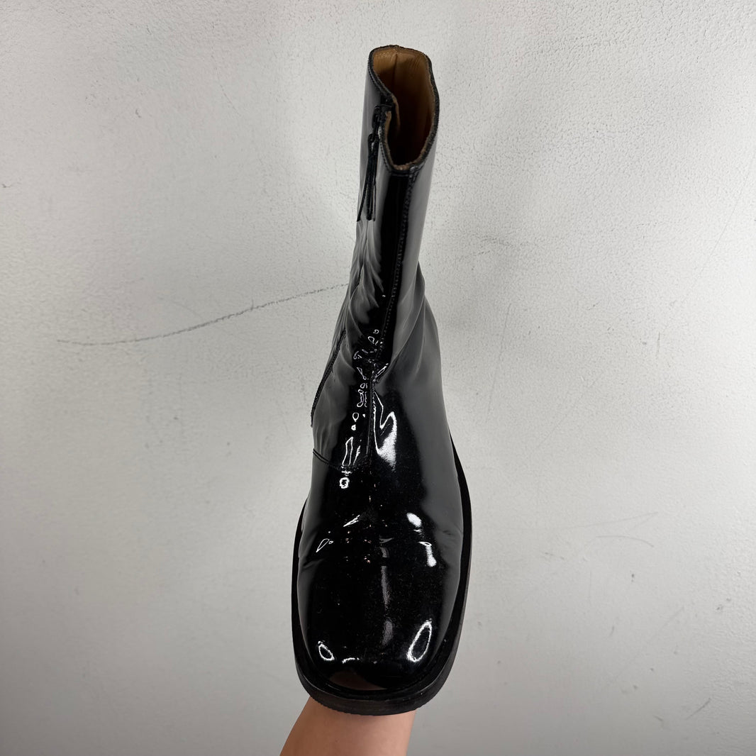 Our Legacy Camion Patent Leather Boots
