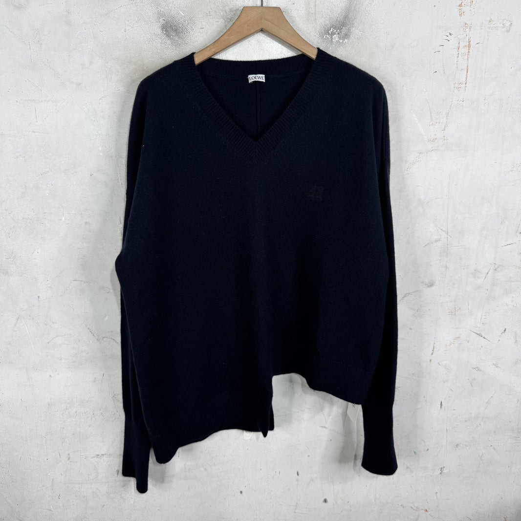 Loewe Asymmetrical Anagram Sweater