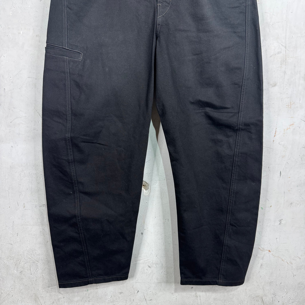 Lemaire Black Wide Jeans