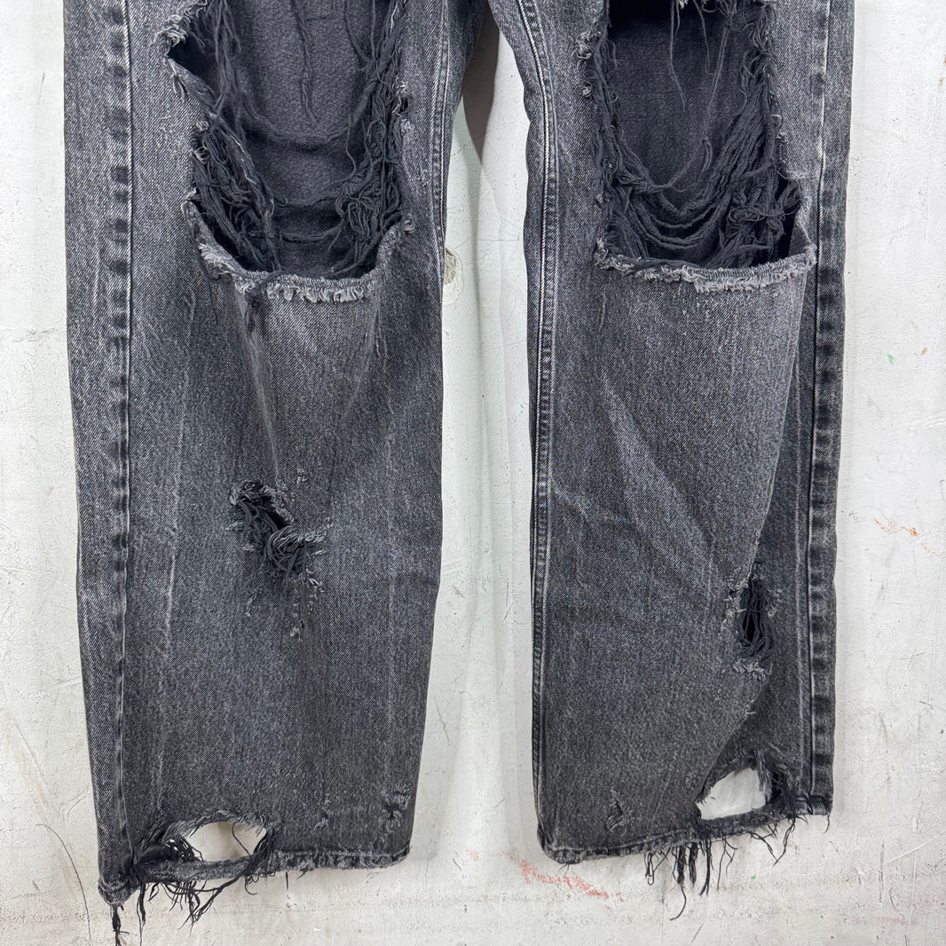 Balenciaga Cut Up Baggy Jeans