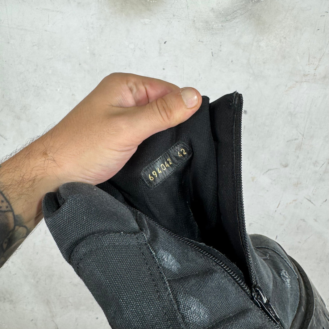 Balenciaga Distressed Strike Boots