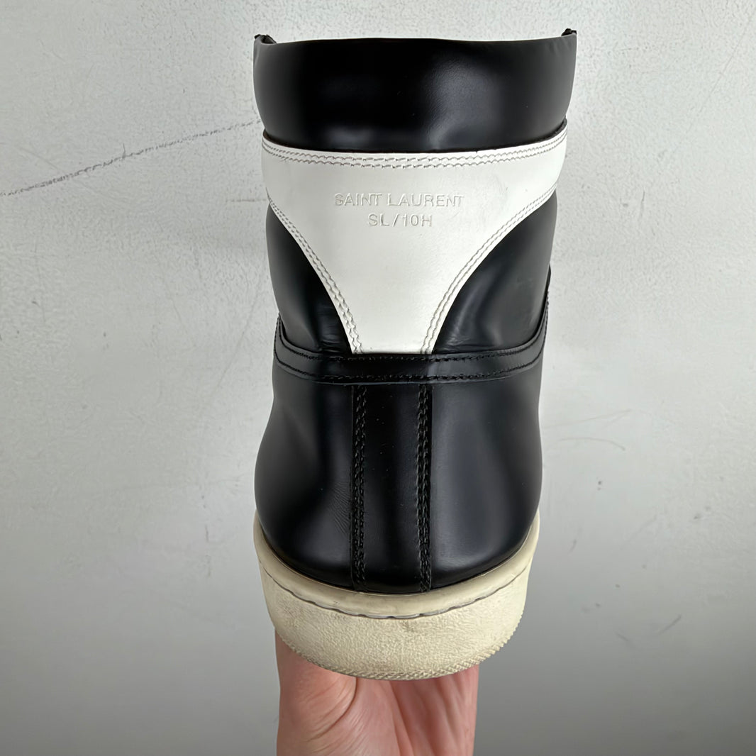 Saint Laurent Black/White SL-10H Sneakers