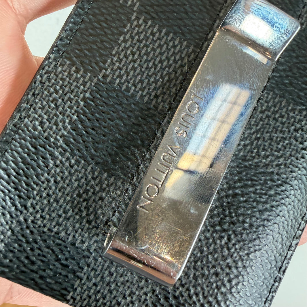 Louis Vuitton Black Damier Cardholder