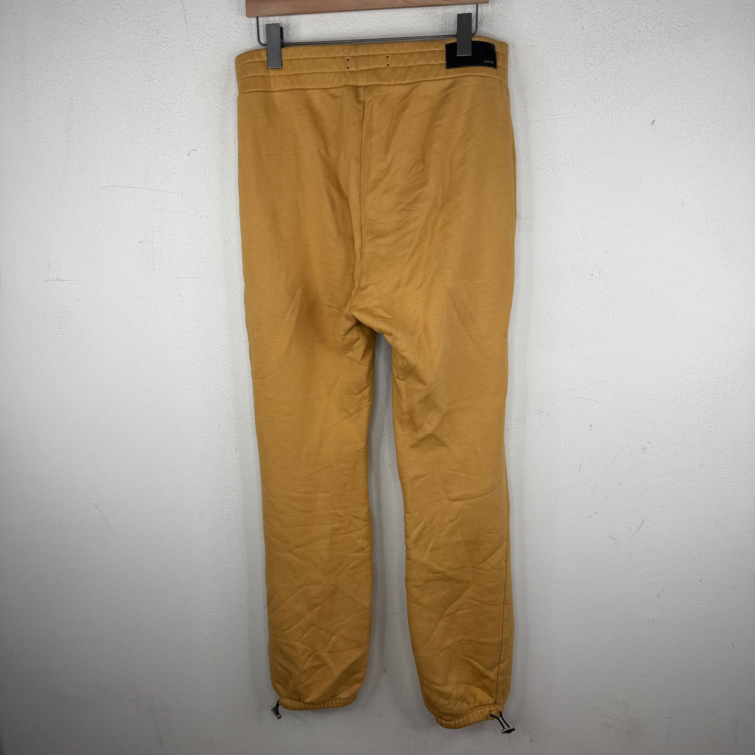 Amiri Yellow Cinch Sweatpants