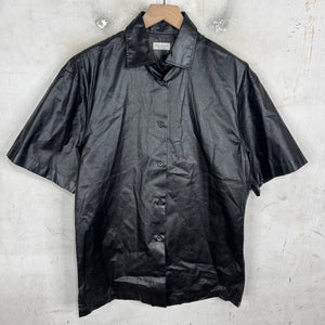 Dries Van Noten PVC Coated SS Button Up Shirt