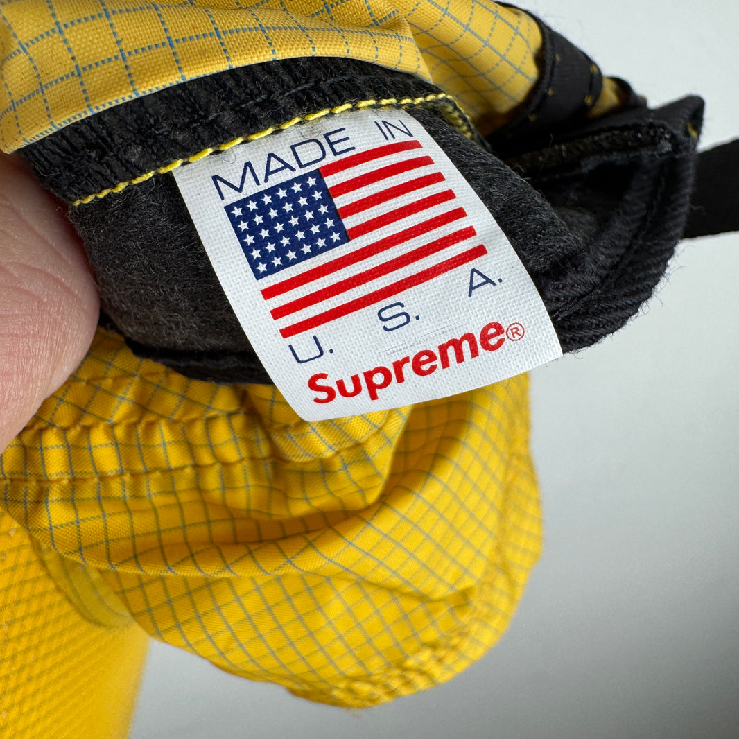 Supreme Yellow Grid Camp Hat