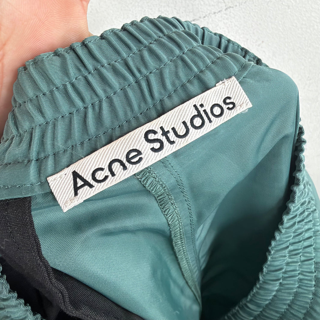 Acne Studios Green Nylon Cargo Pants