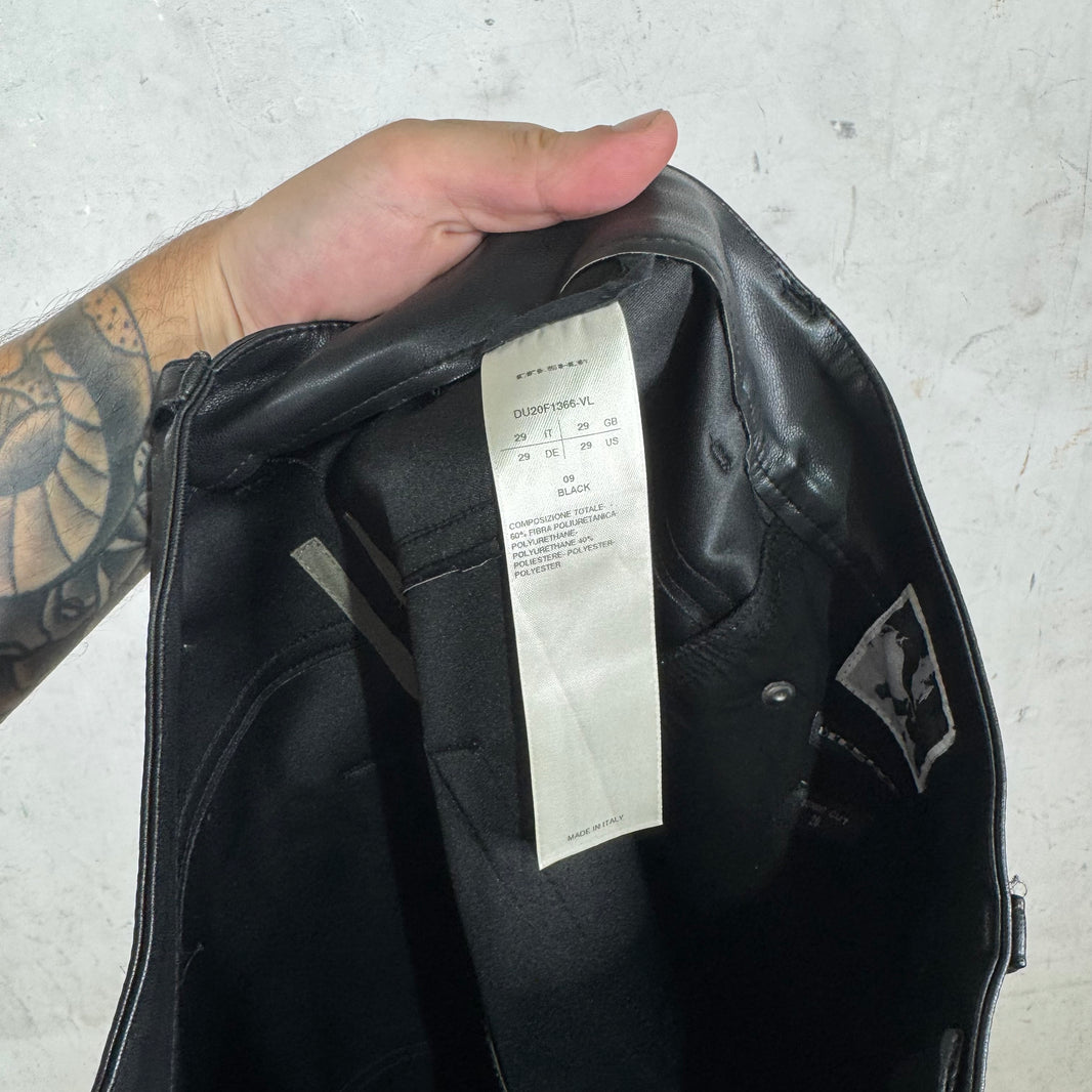 DRKSHDW Faux Leather Detroit Cuts