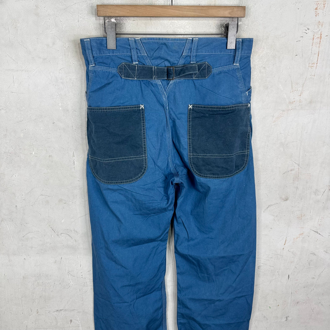 Junya Watanabe Two Tone Blue Work Pants