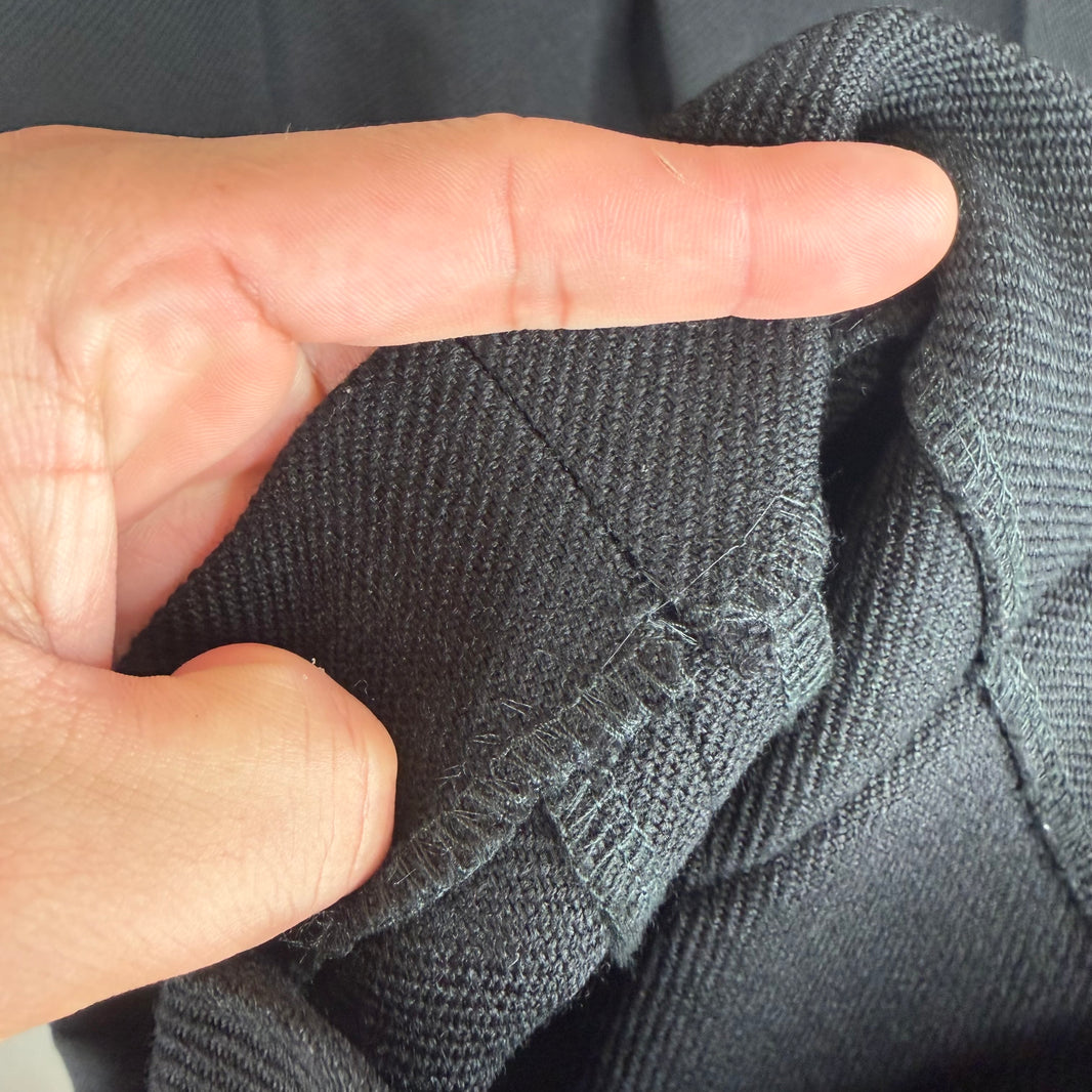 Second Layer Twill Pleated Bootcut Trousers
