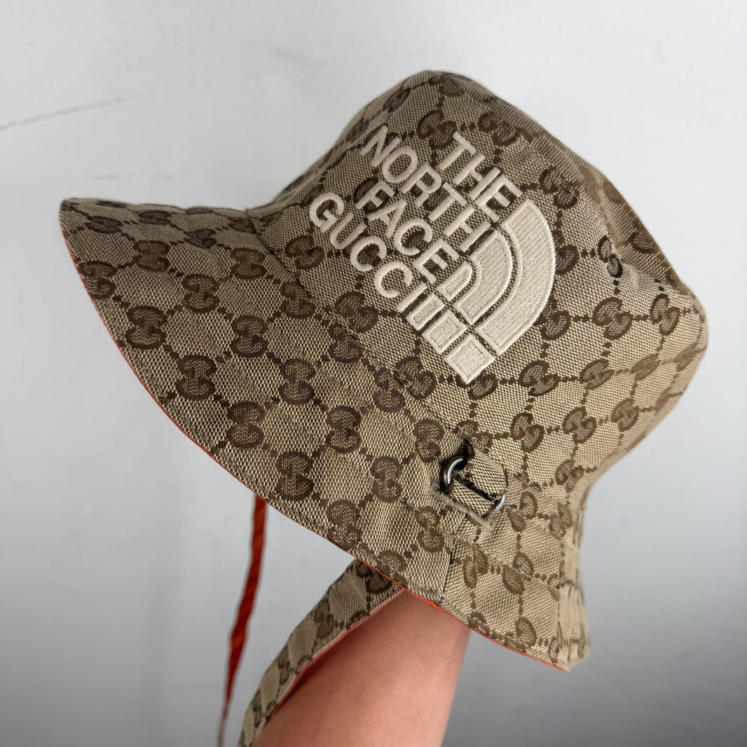 Gucci TNF Monogram Bucket Hat