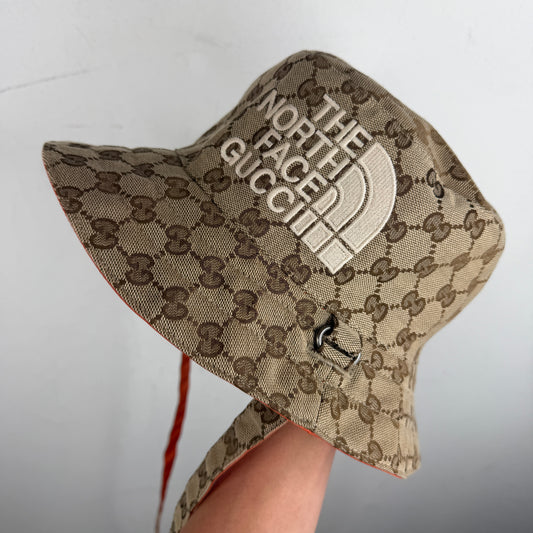 Gucci TNF Monogram Bucket Hat