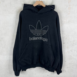 Balenciaga x Adidas Black Hoodie
