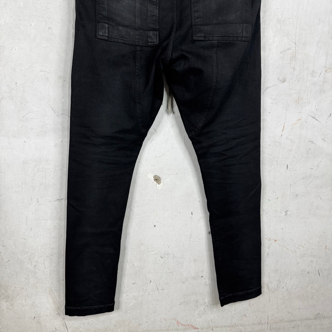 DRKSHDW Waxed Heavy Creatch Cargos