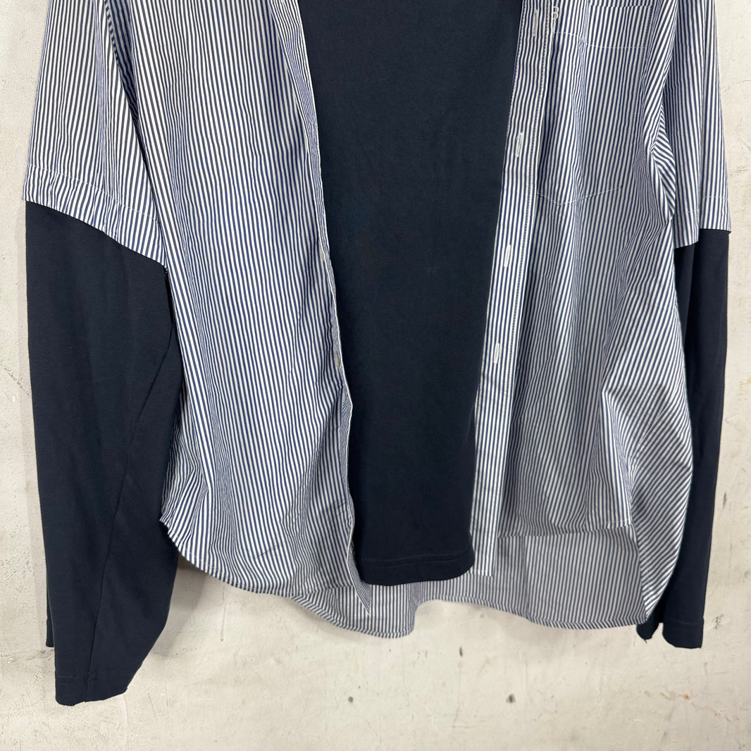 Balenciaga Striped Trompe Layered Shirt
