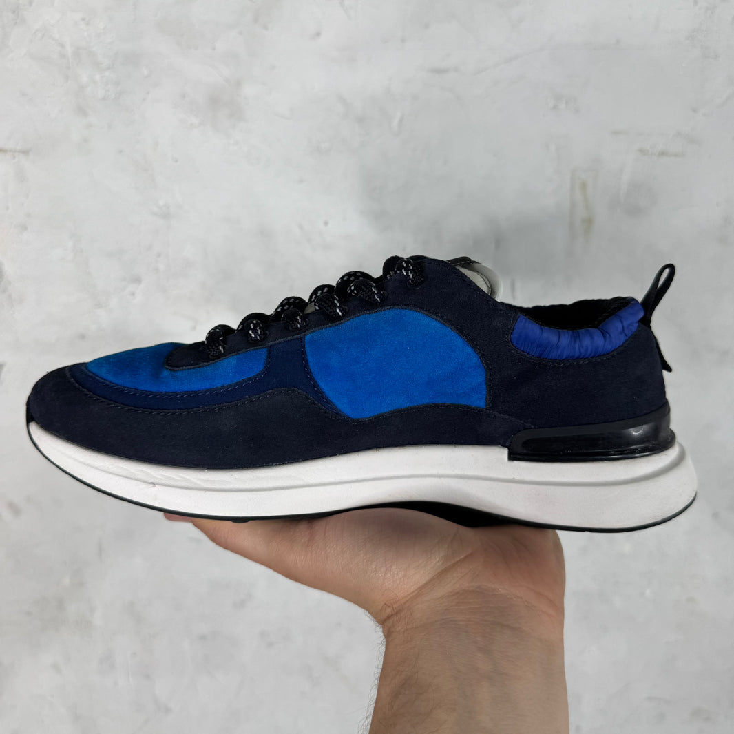 Chanel Blue Suede Runner Trainers