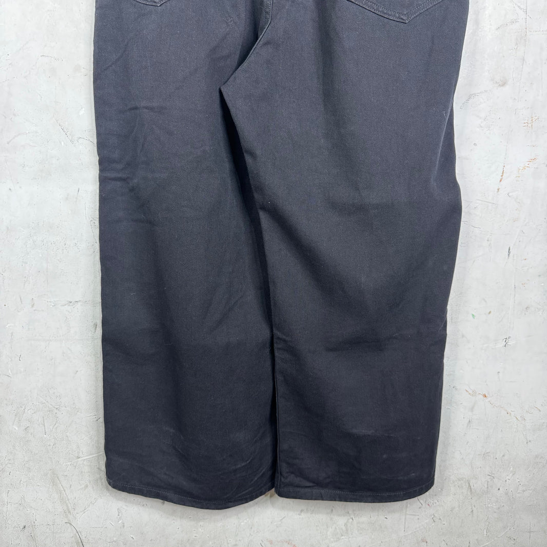Luu Dan Wide Zipper Jeans