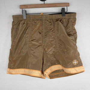 Stone Island Brown/Orange Reflective Shorts