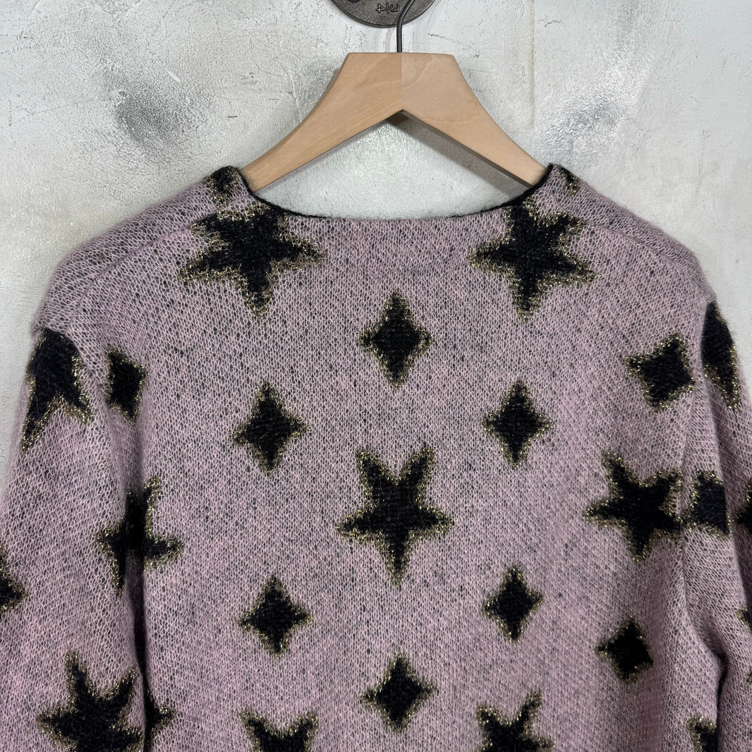 Saint Laurent Star Glitter Cardigan