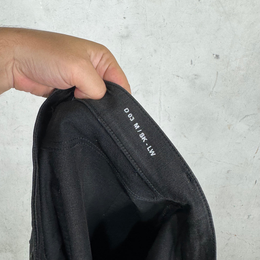 Saint Laurent Black Waxed D03 Jeans