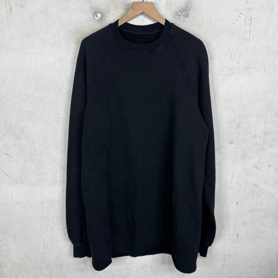 DRKSHDW Black Long Crewneck