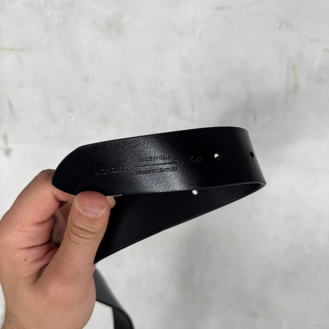 Moncler Emblem Logo Belt