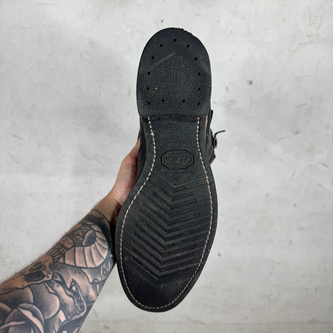 Vintage Leather Engineer Boots