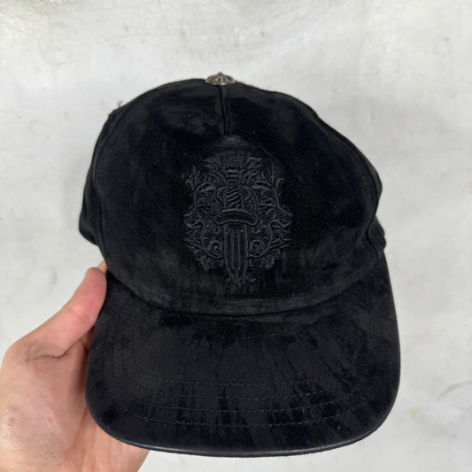 Chrome Hearts Smoked Suede Dagger Vine Hat