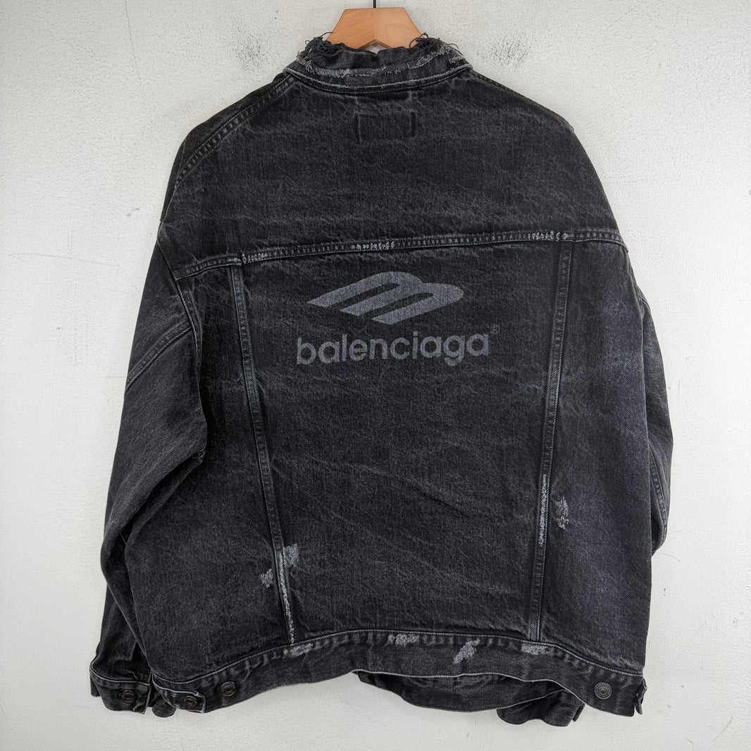 Balenciaga Faded 3B Trucker Jacket