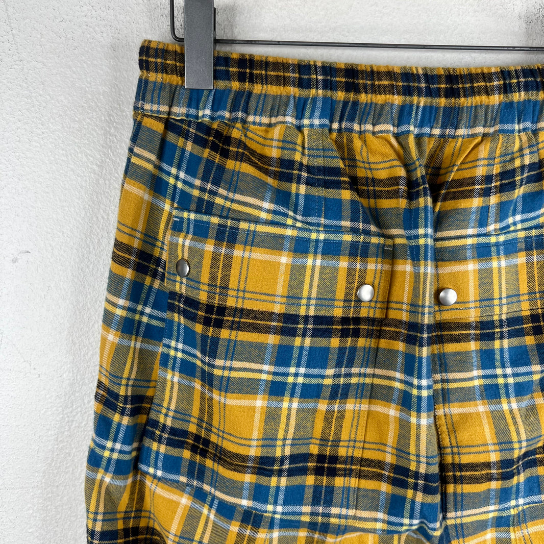 Rick Owens Acid Plaid Drop Crotch Pants