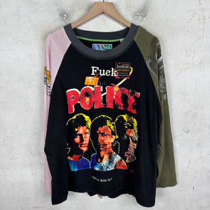 Better With Age Patchwork L/S Graphic T-Shirt