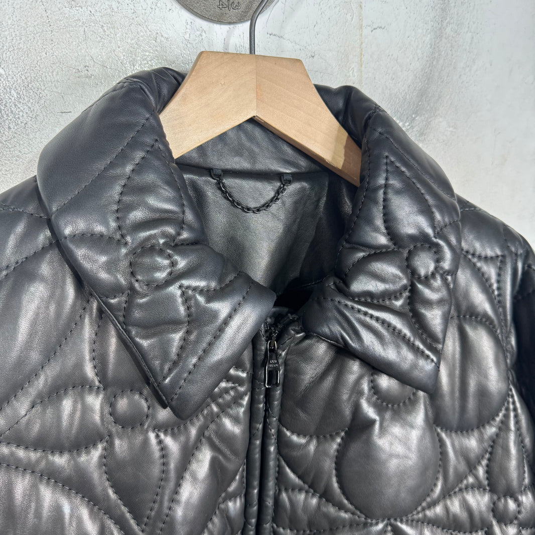 Louis Vuitton Plus Monogram Leather Jacket