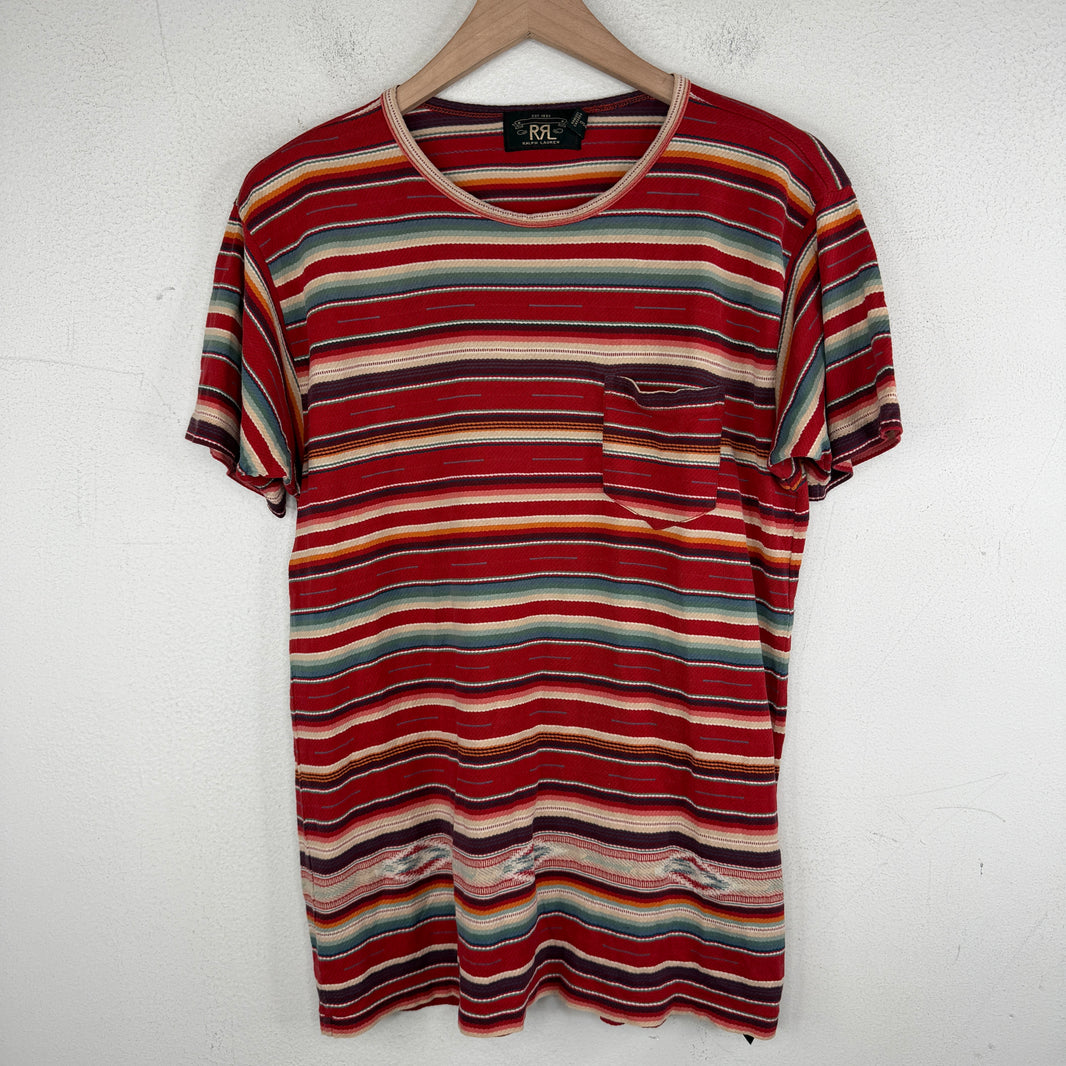 RRL Red Striped Pocket T-Shirt