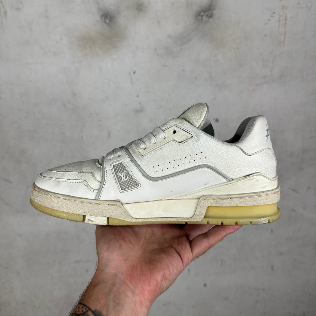 Louis Vuitton White Trainer Lows