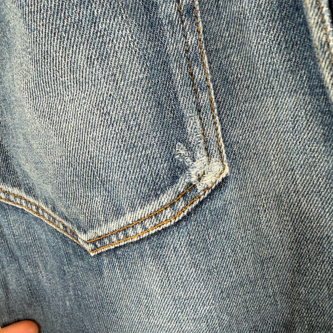 Balenciaga Elastic Waist Double Pocket Jeans