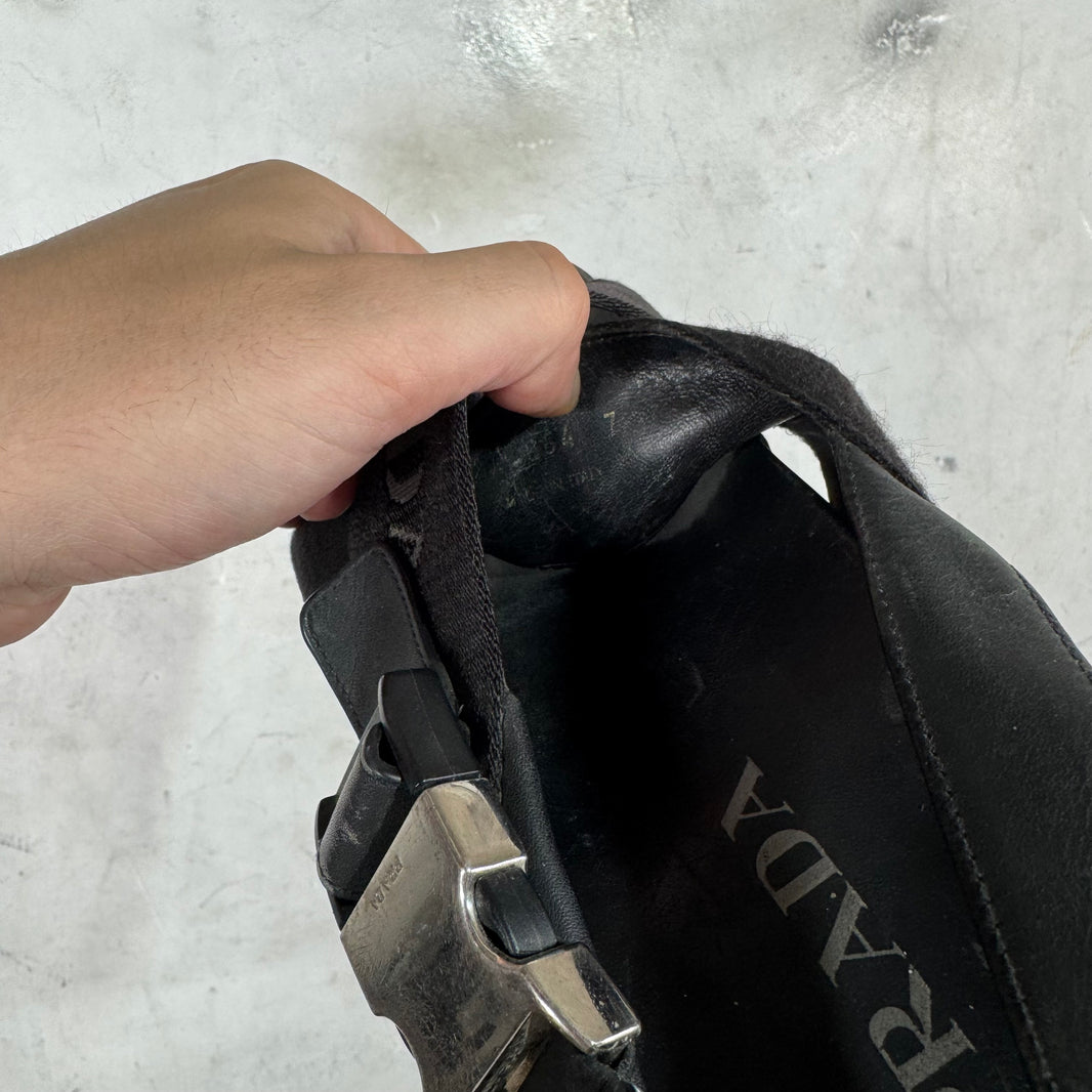 Prada Straped Logo Sandals