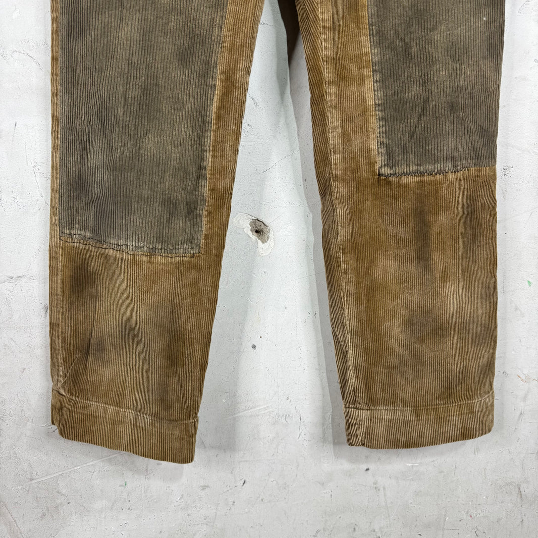 RRL Corduroy 2 Tone Knee Patch Pants