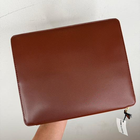 CDG Brown Clutch Bag
