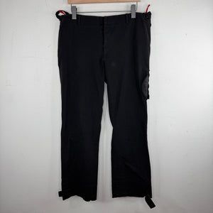 Prada Vintage Black Cotton Trousers