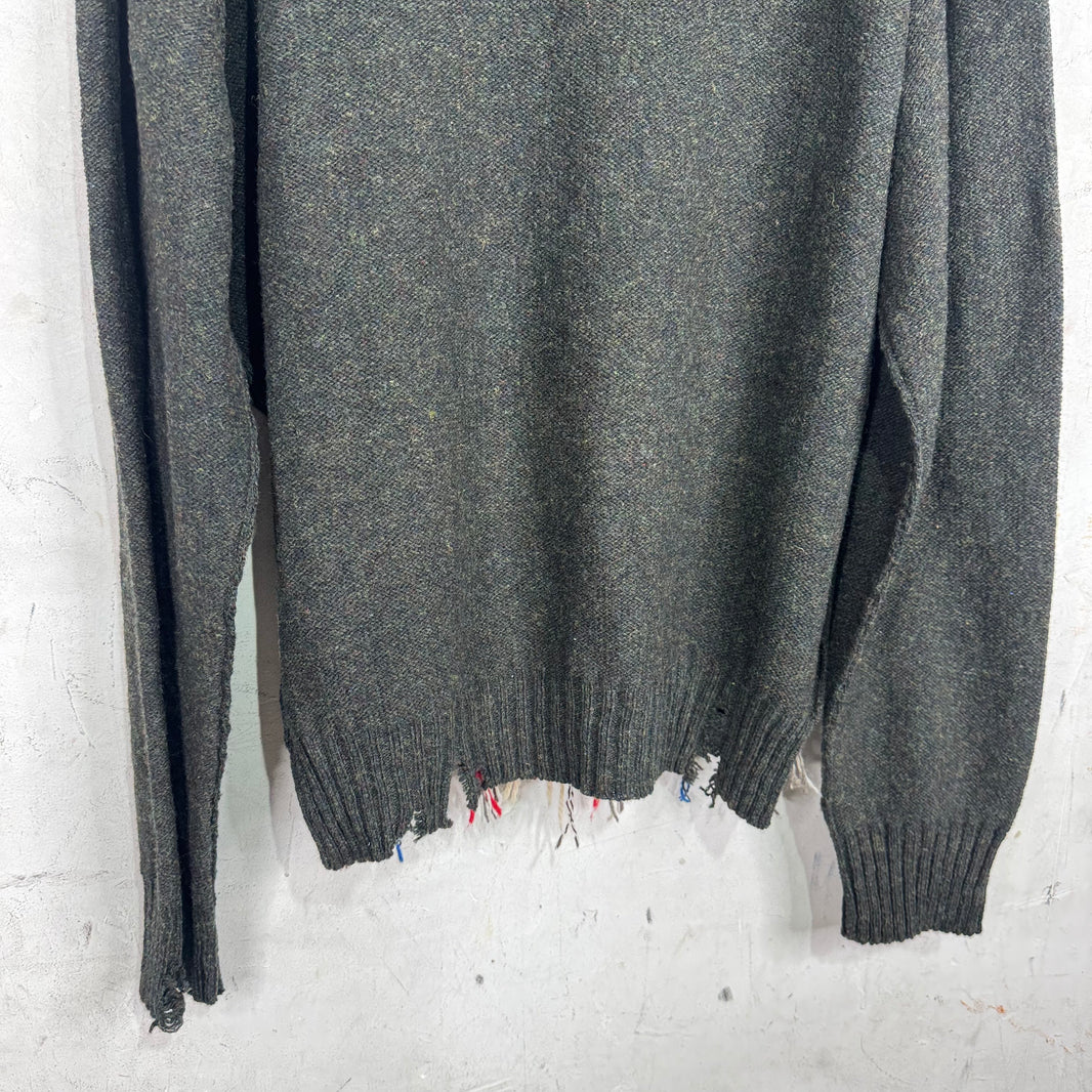 Margiela Negative Space Argyle Sweater