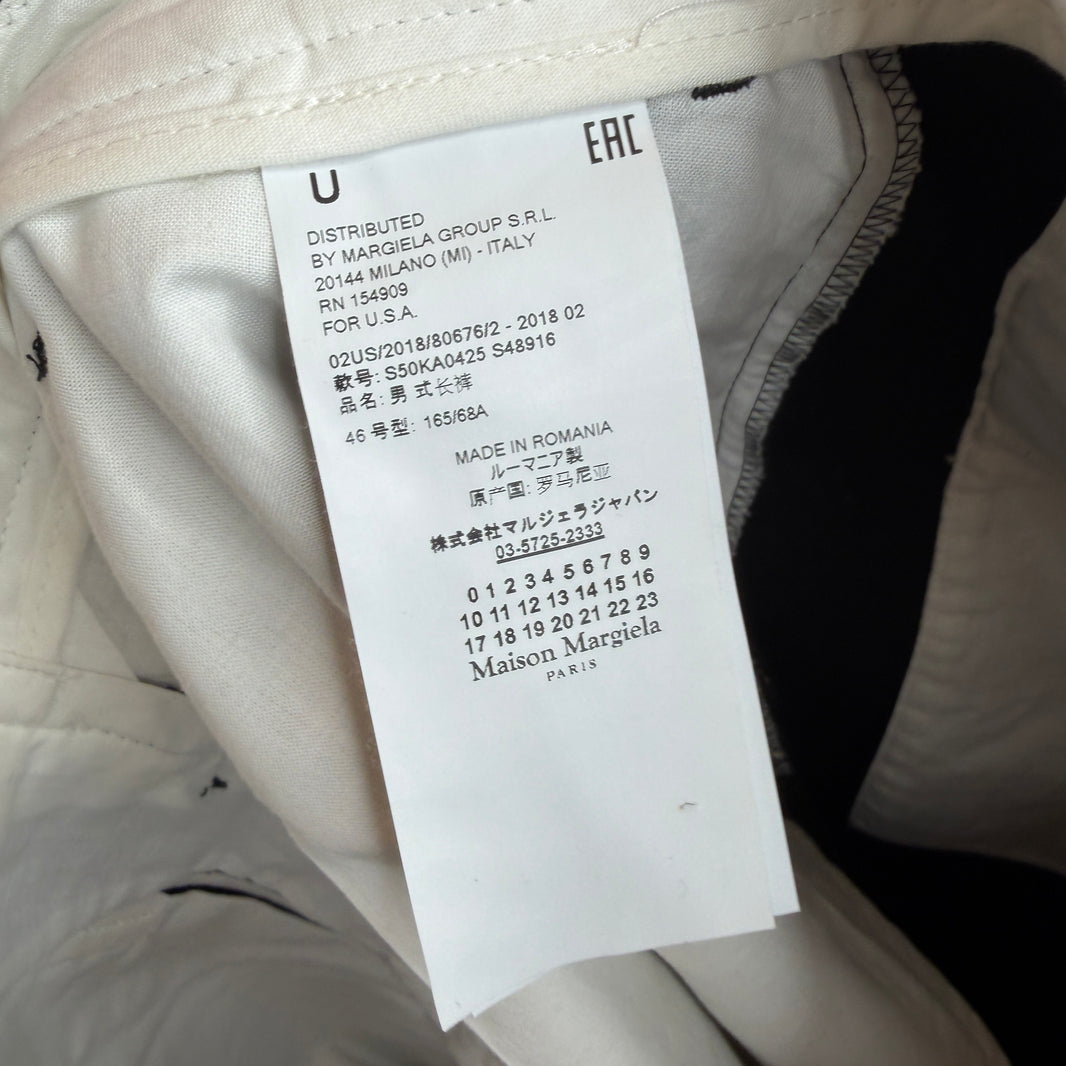 Maison Margiela Black Trousers